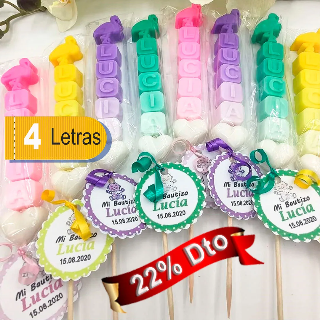 Letras de jabón 4 Letras