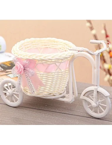 Cesta Triciclo Rosa