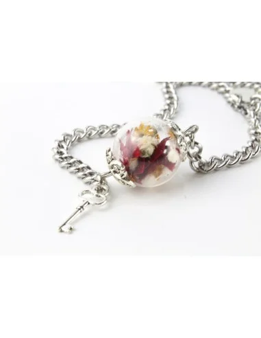 Pulsera Flores Preservadas Tikehau