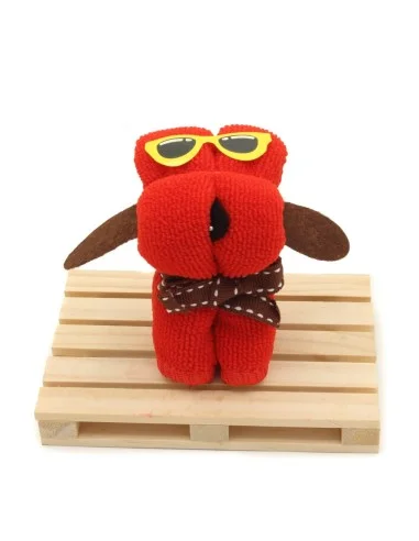 Toalla con Forma de Perrito en Caja