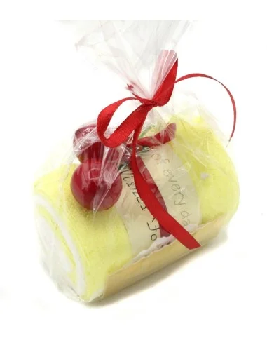 Toalla con Forma de Dulce Tronco de Pastel