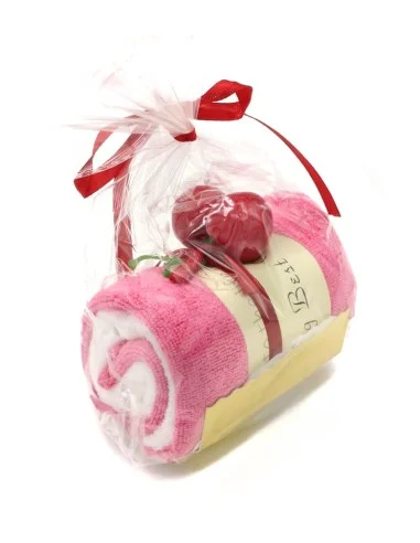 Toalla con Forma de Dulce Tronco de Pastel