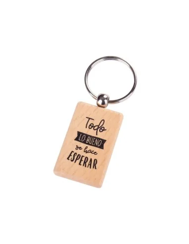 Llavero de Madera "Todo lo Bueno"