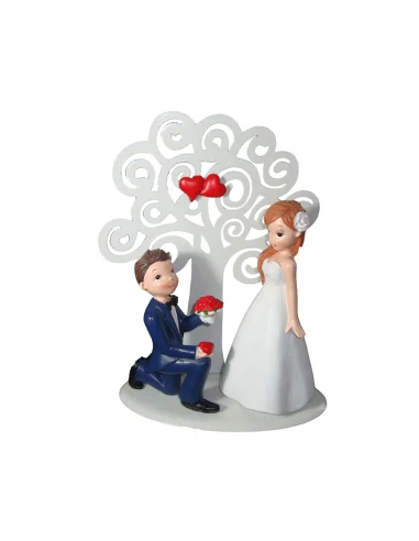 Figura Tarta de Boda - Novios Árbol