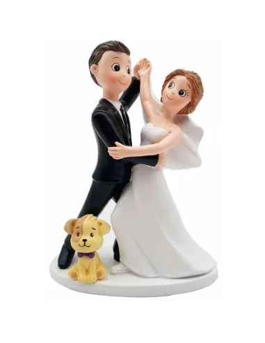 Figura Tarta de Boda - Bailando con Perro