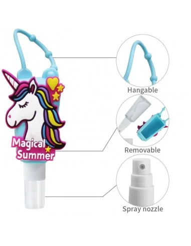 Llavero Unicornio con Bote de Gel