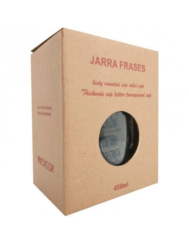 Jarra de Cristal "Recuerdo Molón" - Amarilla