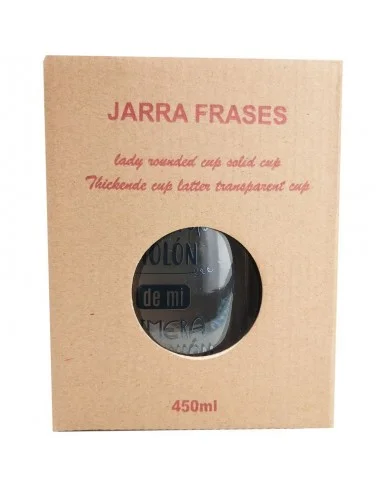 Jarra de Cristal "Recuerdo Molón" - Amarilla