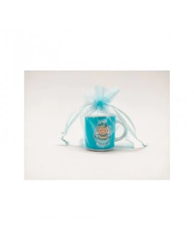 Taza de Niño para Bautizo en Bolsa de Organza